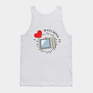 I Love Watching TV Tank Top